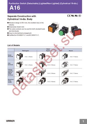 A16-TRM1 datasheet  